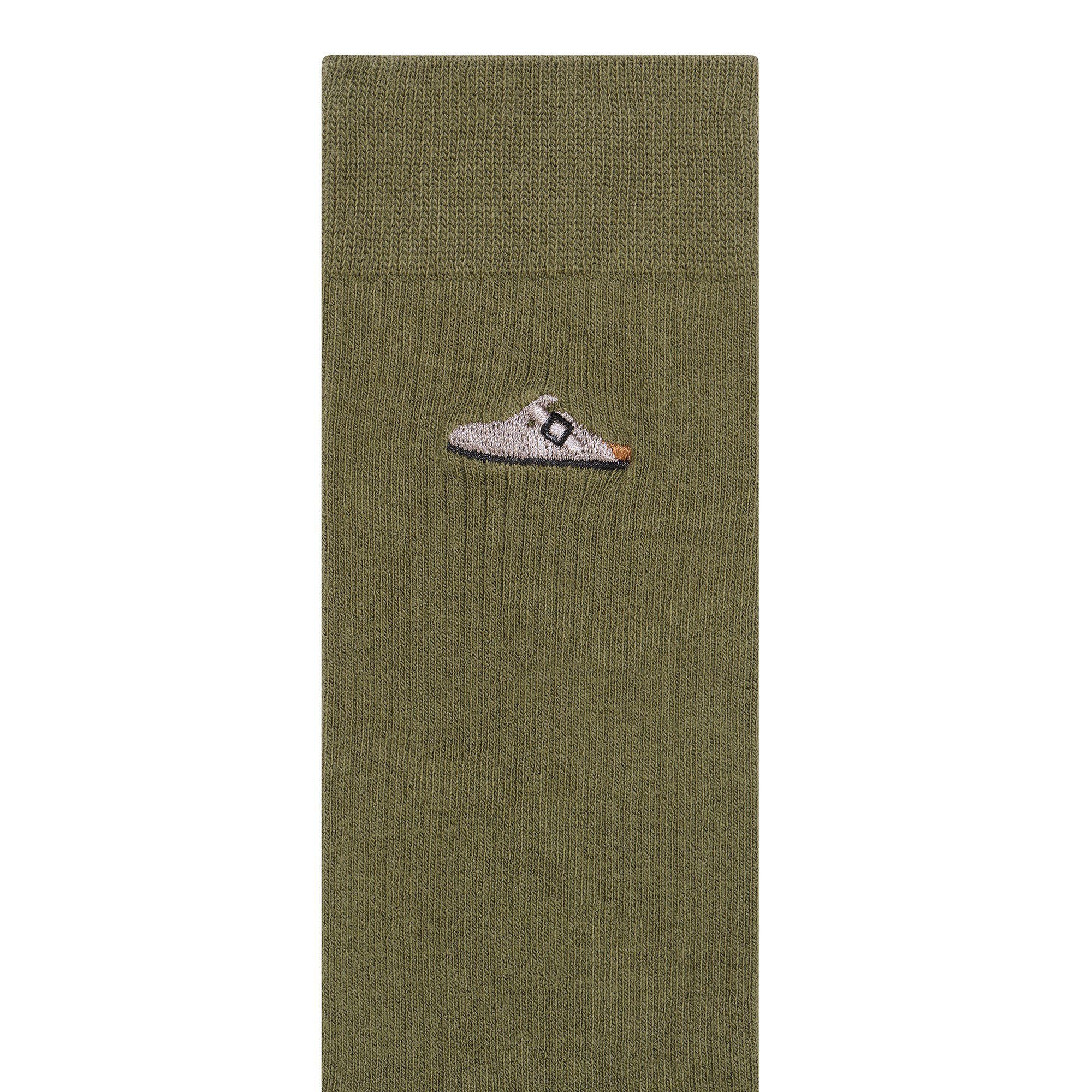 Baumwollgerippte Socken Baumwolle/Polyamid/Elasthan