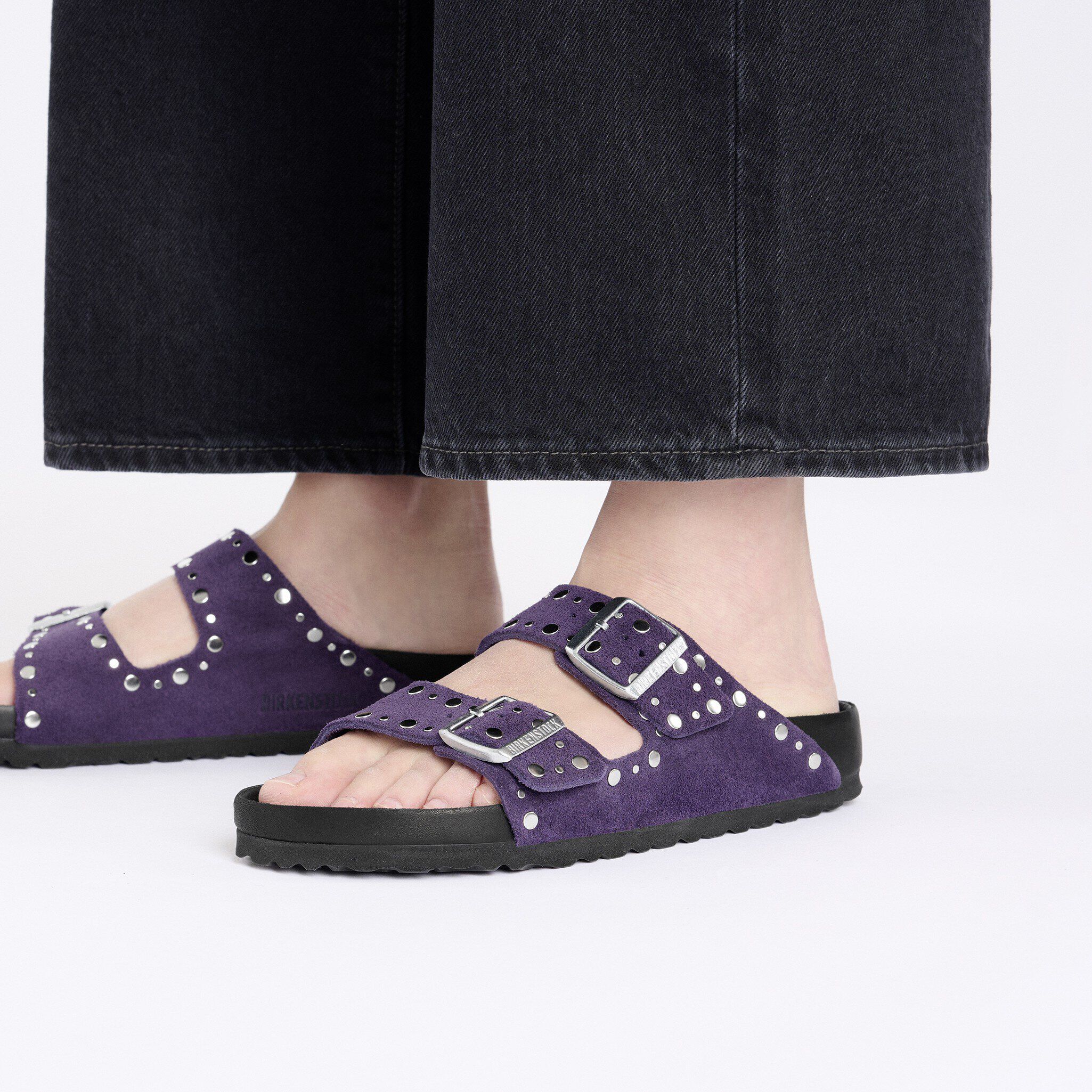 Arizona Rivet Suede Leather