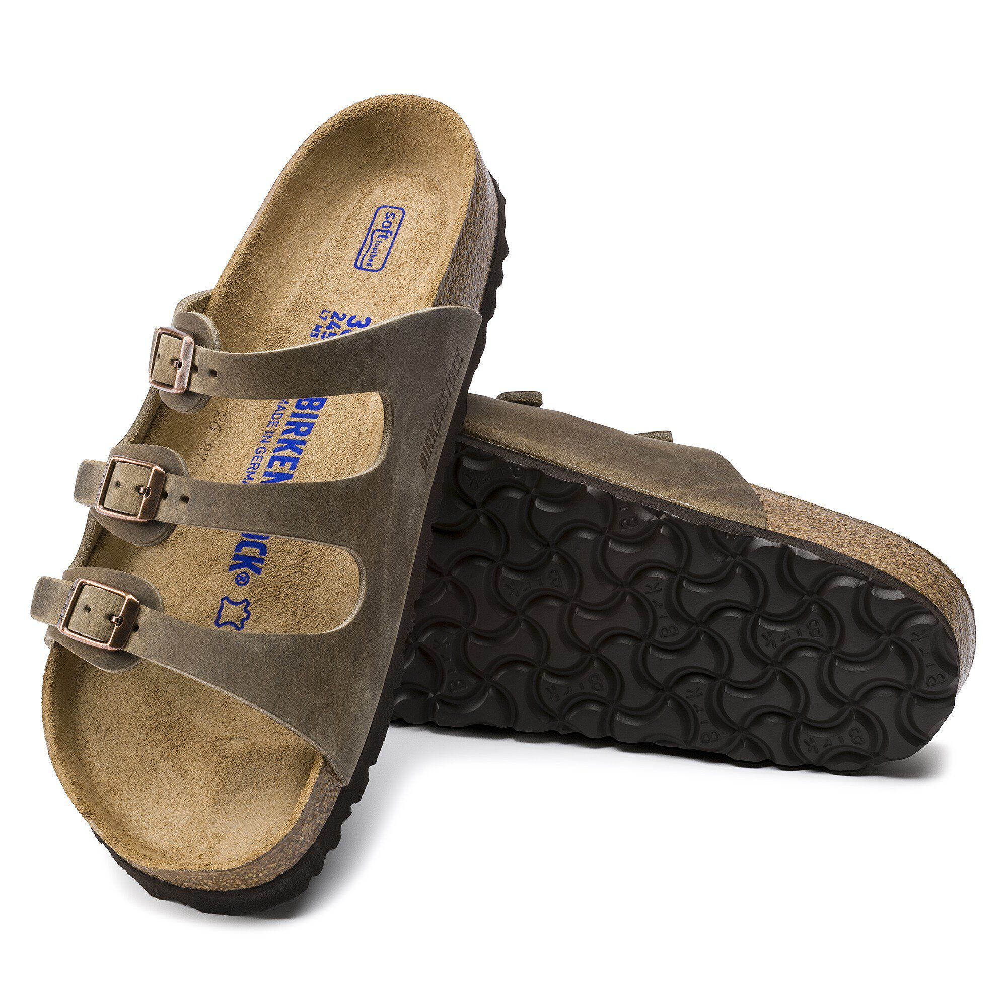 Florida Soft Footbed Natürliches Leder Geölt