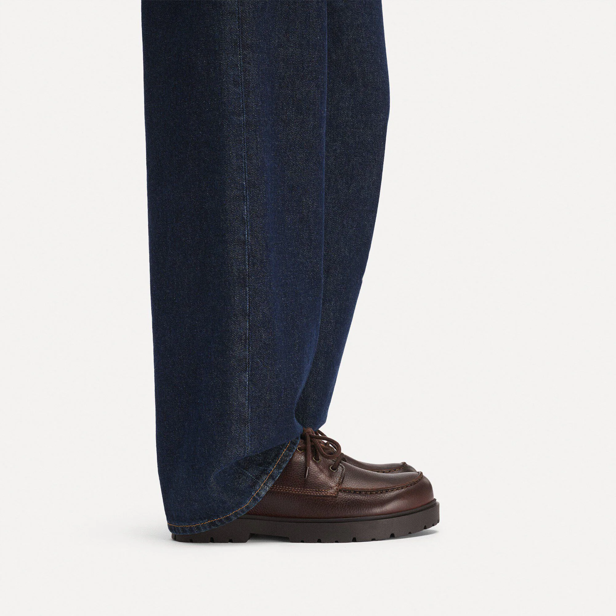 Highwood Moc Schnür Low Natürliches Leder