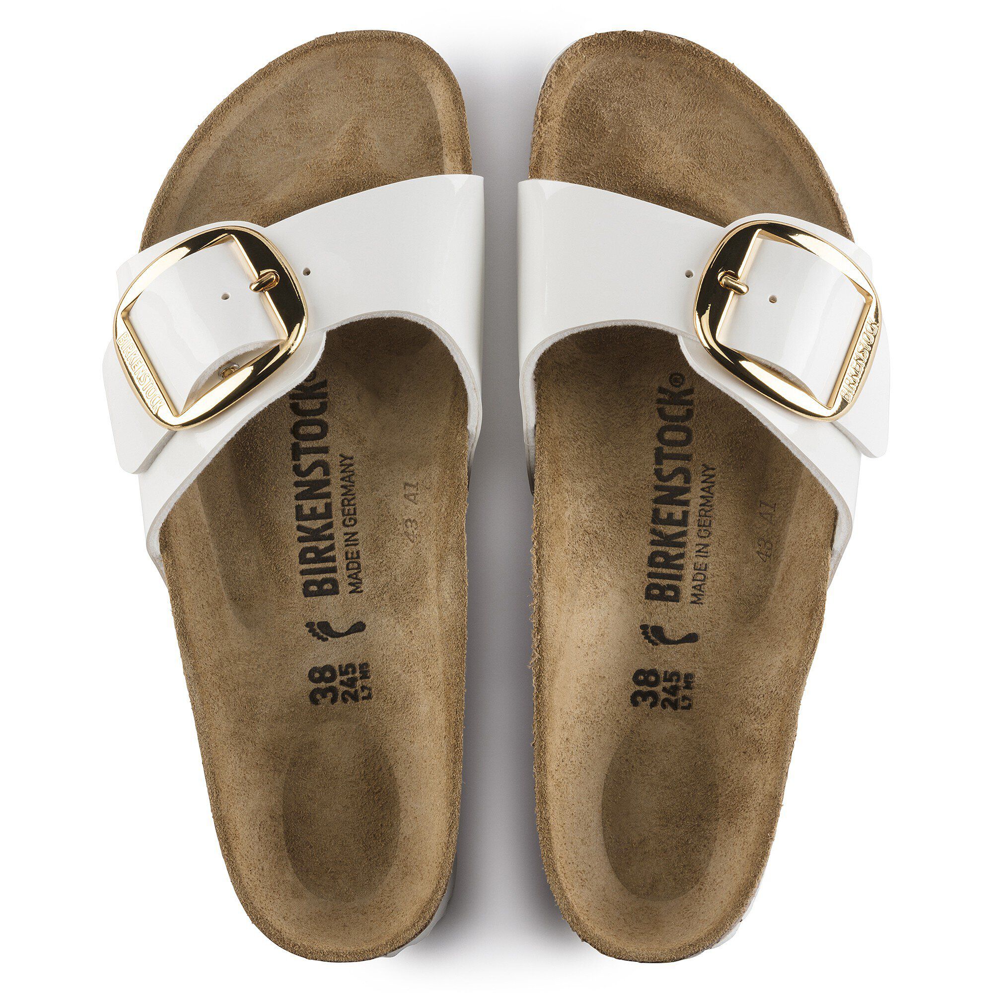Madrid Big Buckle Birko-Flor Hochglanz