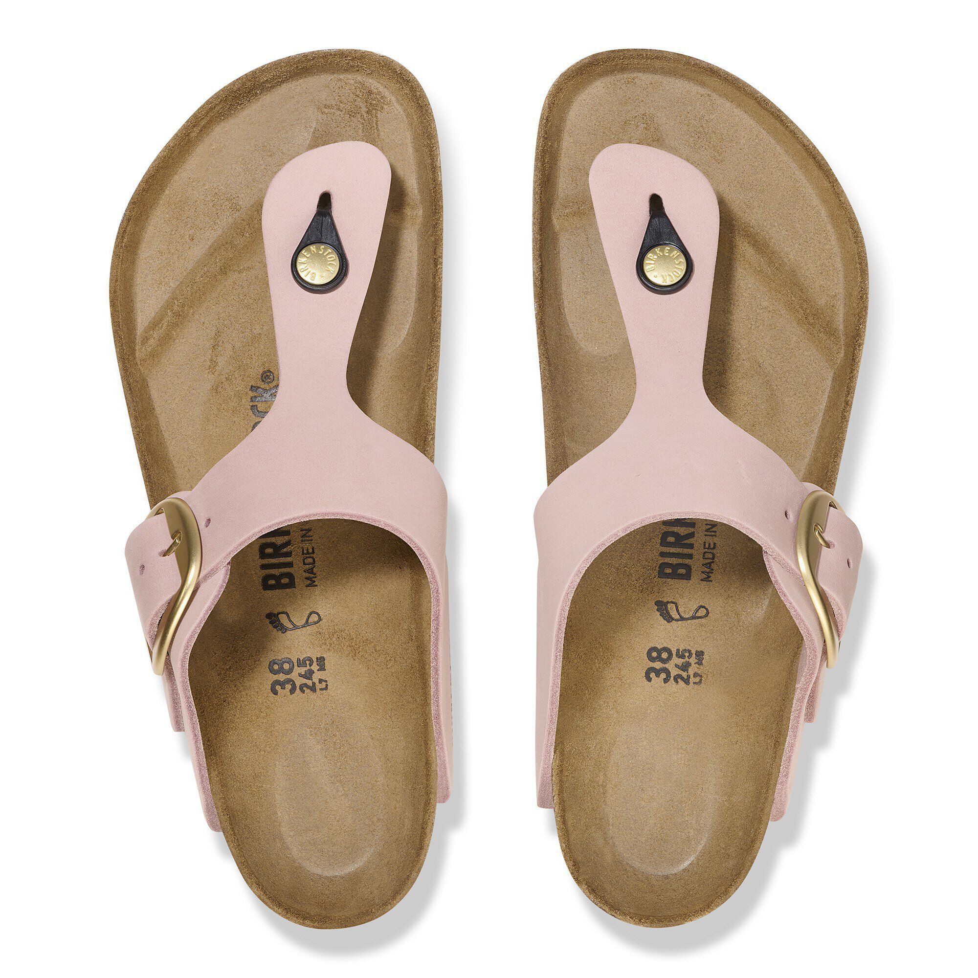 Gizeh Big Buckle Nubukleder